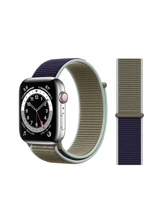 Perfii - Replacement Band For Apple Watch Series 6/SE/5/4/3/2/1 New Khaki - Image 1