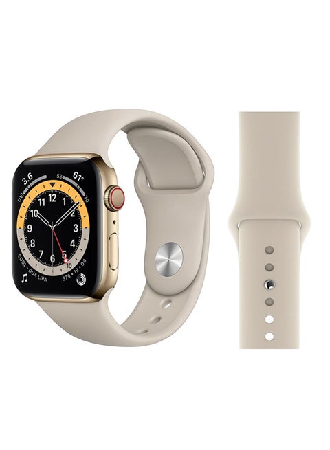 Replacement Band For Apple Watch Series 6/SE/5/4/3/2/1 Stone White