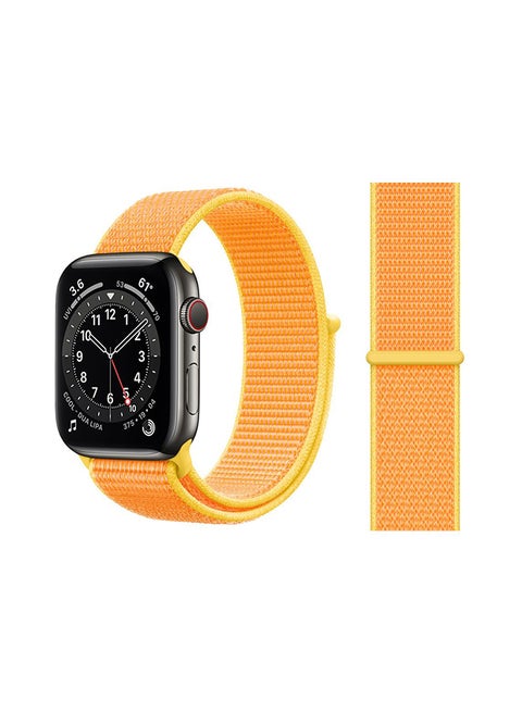 Replacement Band For Apple Watch Series 6/SE/5/4/3/2/1 Casary Yellow