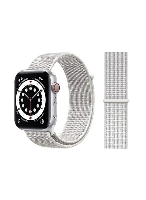 Replacement Band For Apple Watch Series 6/SE/5/4/3/2/1 Summit White