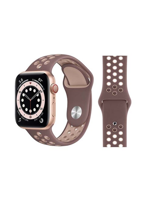 Replacement Band For Apple Watch Series 6/SE/5/4/3/2/1 Smokey Mauve