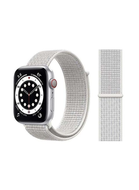 Replacement Band For Apple Watch Series 6/SE/5/4/3/2/1 Summit White