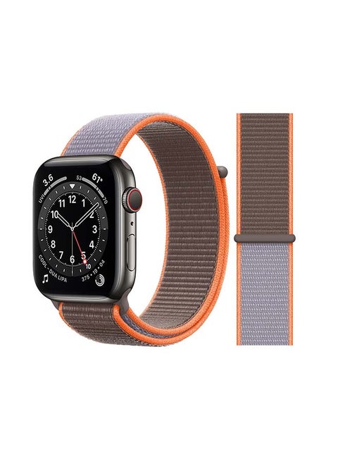 Replacement Band For Apple Watch Series 6/SE/5/4/3/2/1 Vitamin Orange