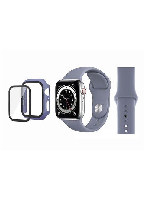 Bumper Replacement Band For Apple Watch Series 6/SE/5/4 Lavender Grey