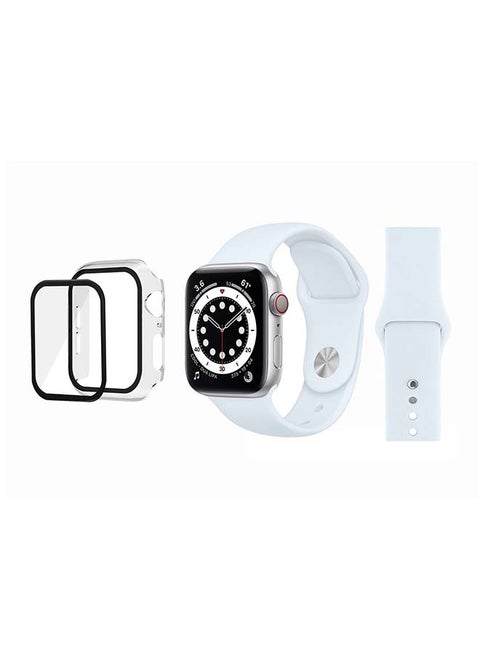 Bumper Replacement Band For Apple Watch Series 6/SE/5/4 Clear