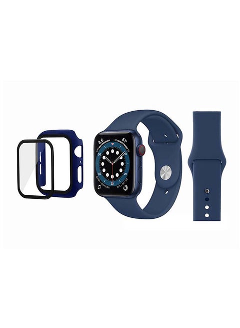 Bumper Replacement Band For Apple Watch Series 6/SE/5/4 Blue Cobalt