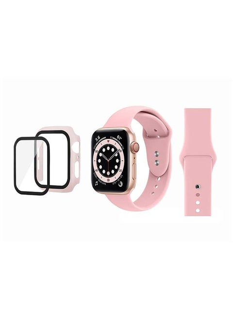 Bumper Replacement Band For Apple Watch Series 6/SE/5/4 Light Pink
