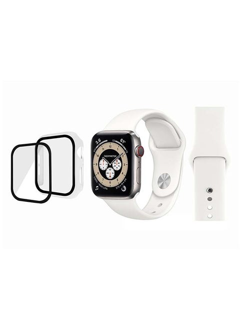 Bumper Replacement Band For Apple Watch Series 6/SE/5/4 White