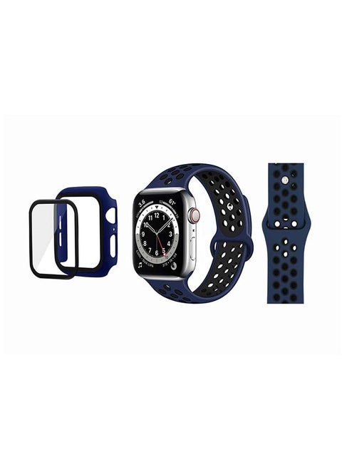 Bumper Replacement Band For Apple Watch Series 6/SE/5/4 Dark Blue