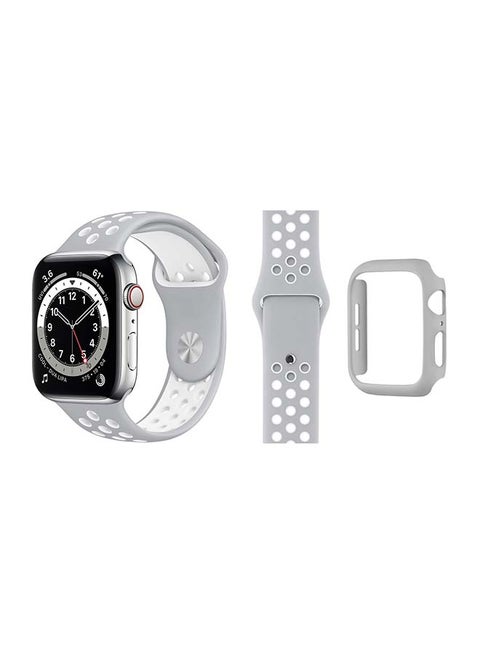Bumper Replacement Band For Apple Watch Series 6/SE/5/4 Grey