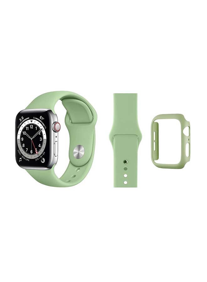 Perfii Bumper Replacement Band For Apple Watch Series 6/SE/5/4 Mint Green 