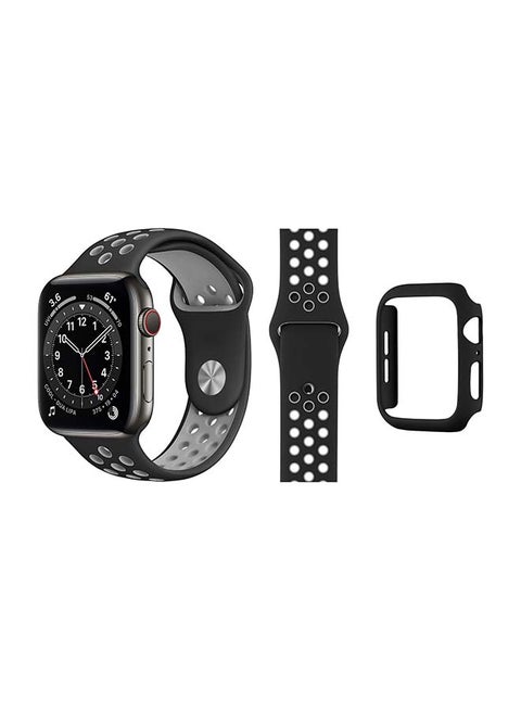 Bumper Replacement Band For Apple Watch Series 6/SE/5/4 Black