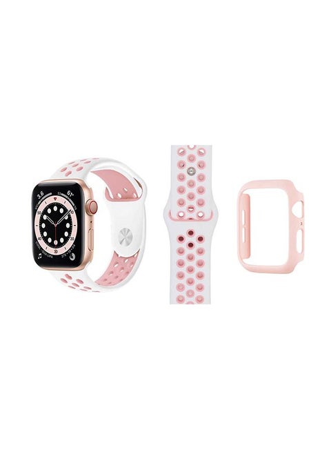 Bumper Replacement Band For Apple Watch Series 6/SE/5/4 Light Pink