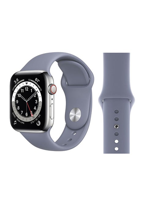 Replacement Band For Apple Watch Series 6/SE/5/4/3/2/1 Lavender Grey