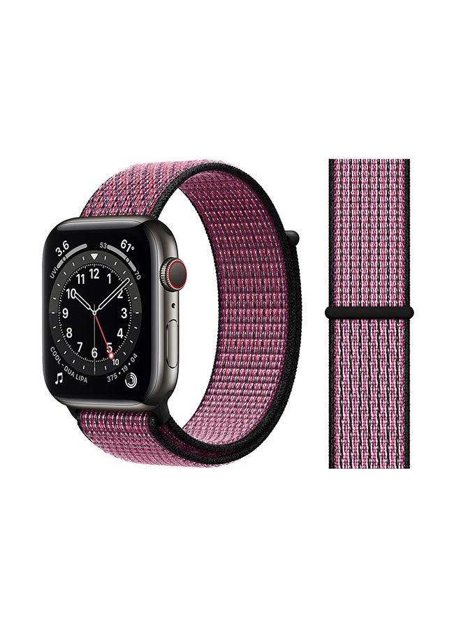 Perfii - Replacement Band For Apple Watch Series 6/SE/5/4/3/2/1 True Berry - Image 1