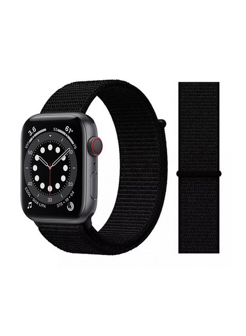 Replacement Band For Apple Watch Series 6/SE/5/4/3/2/1 Dark Black