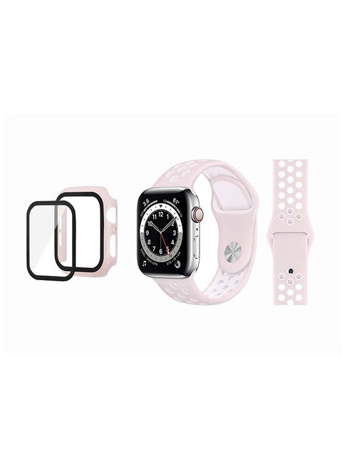 Bumper Replacement Band For Apple Watch Series 6/SE/5/4 Light Pink