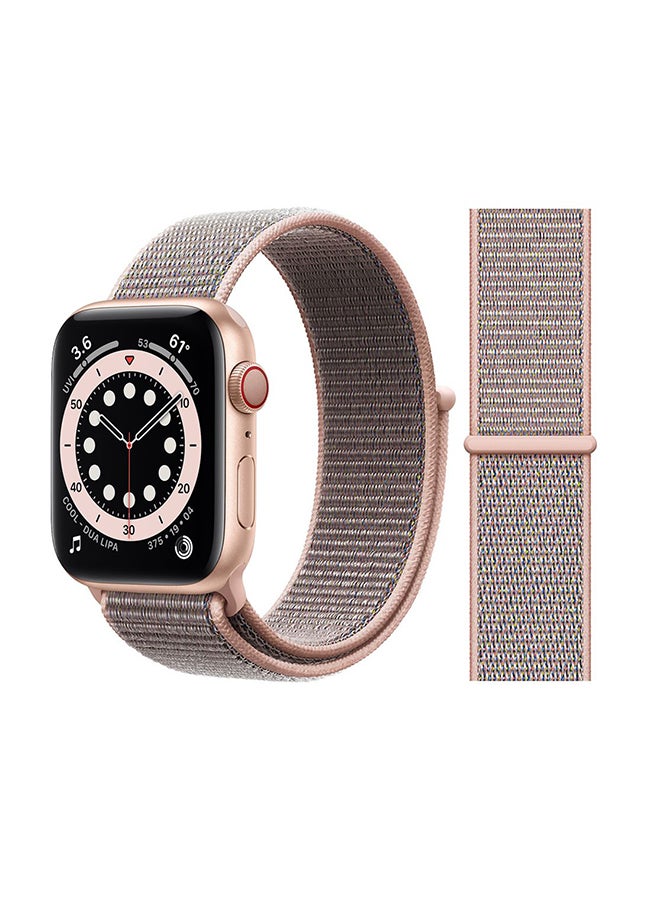 Perfii - Replacement Band For Apple Watch Series 6/SE/5/4/3/2/1 Light Pink - Image 1