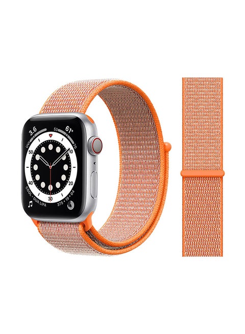 Replacement Band For Apple Watch Series 6/SE/5/4/3/2/1 Orange