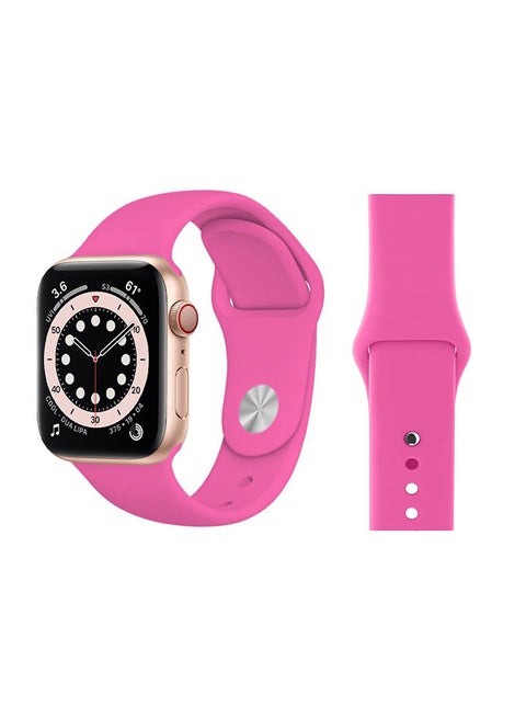 Replacement Band For Apple Watch Series 6/SE/5/4/3/2/1 Barbie Pink