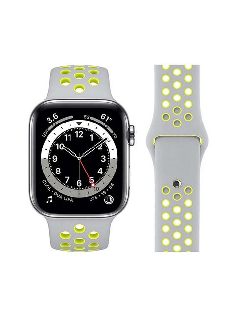 Replacement Band For Apple Watch Series 6/SE/5/4/3/2/1 Silver Volt