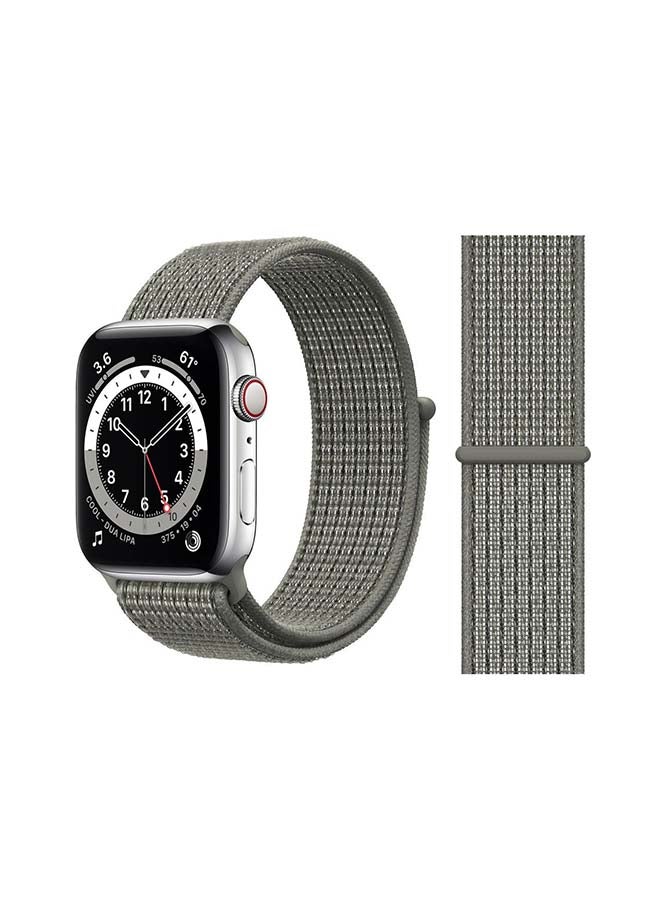 Perfii - Replacement Band For Apple Watch Series 6/SE/5/4/3/2/1 Spruce Fog - Image 1