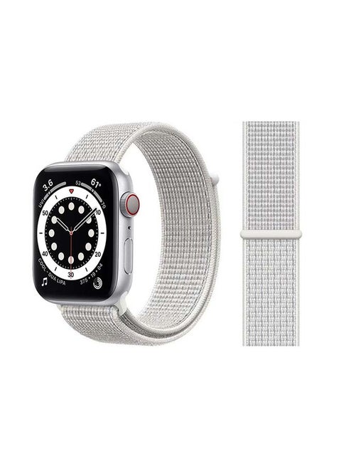 Replacement Band For Apple Watch Series 6/SE/5/4/3/2/1 Black Reflective