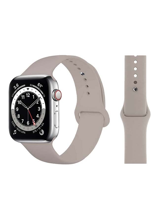 Perfii - Replacement Band For Apple Watch Series 6/SE/5/4/3/2/1 Pebble - Image 1