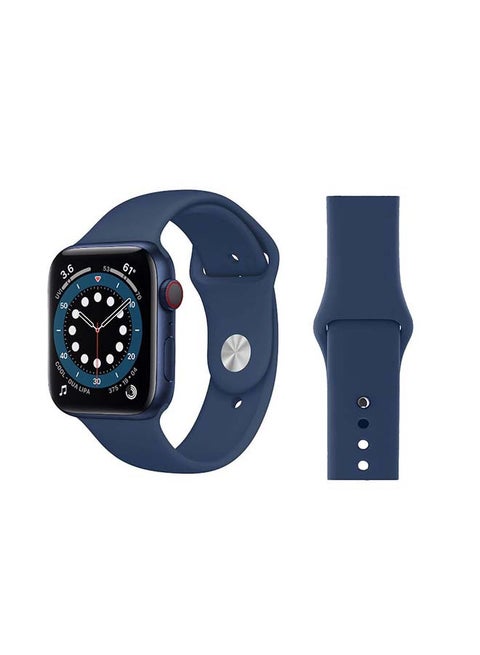Replacement Band For Apple Watch Series 6/SE/5/4/3/2/1 Blue Cobalt