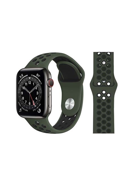 Replacement Band For Apple Watch Series 6/SE/5/4/3/2/1 Army Green