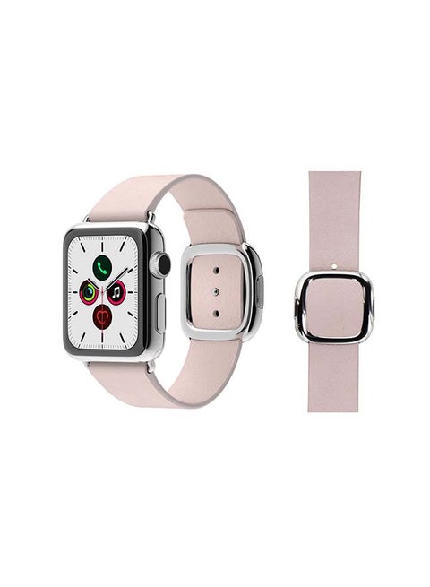 Leather Replacement Band For Apple Watch Series 6/SE/5/4/3/2/1 Pink