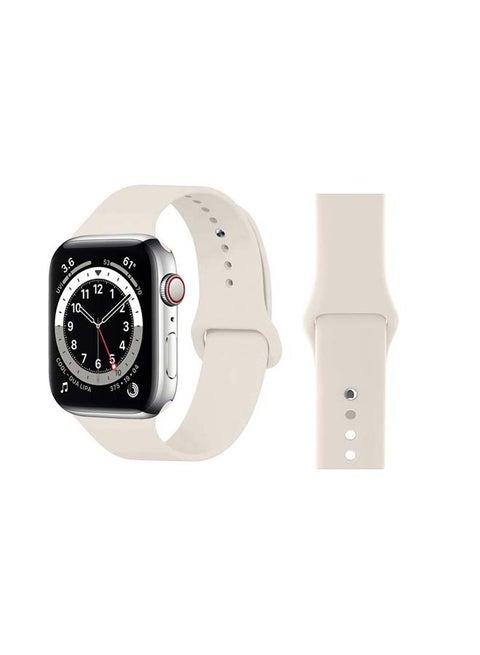 Replacement Band For Apple Watch Series 6/SE/5/4/3/2/1 Antique White