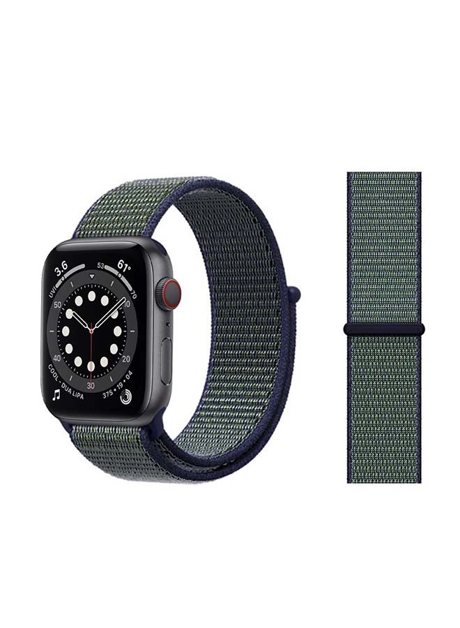 Perfii Replacement Band For Apple Watch Series 6/SE/5/4/3/2/1 Midnight Fog 