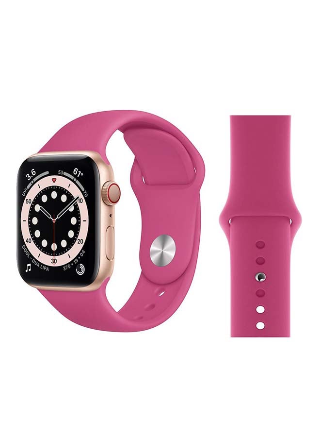 Perfii - Replacement Band For Apple Watch Series 6/SE/5/4/3/2/1 Dragonfruit - Image 1