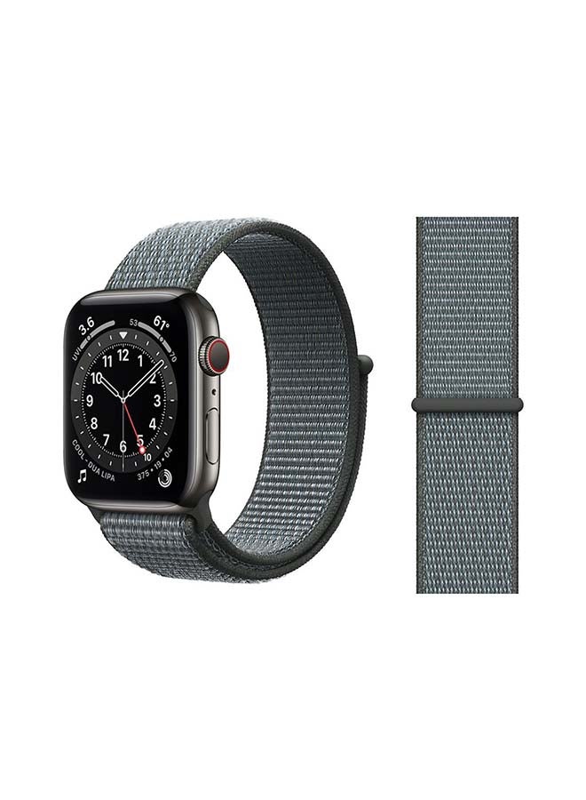 Perfii - Replacement Band For Apple Watch Series 6/SE/5/4/3/2/1 Storm Grey - Image 1