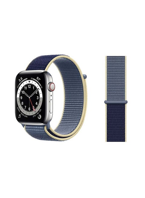 Replacement Band For Apple Watch Series 6/SE/5/4/3/2/1 Alaskan Blue