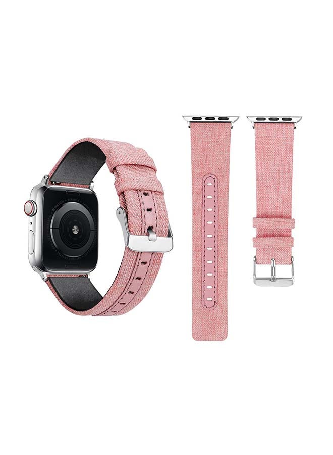 Perfii - Stylish Replacement Band For Apple Watch Series 6/SE/5/4/3/2/1 Pink - Image 1