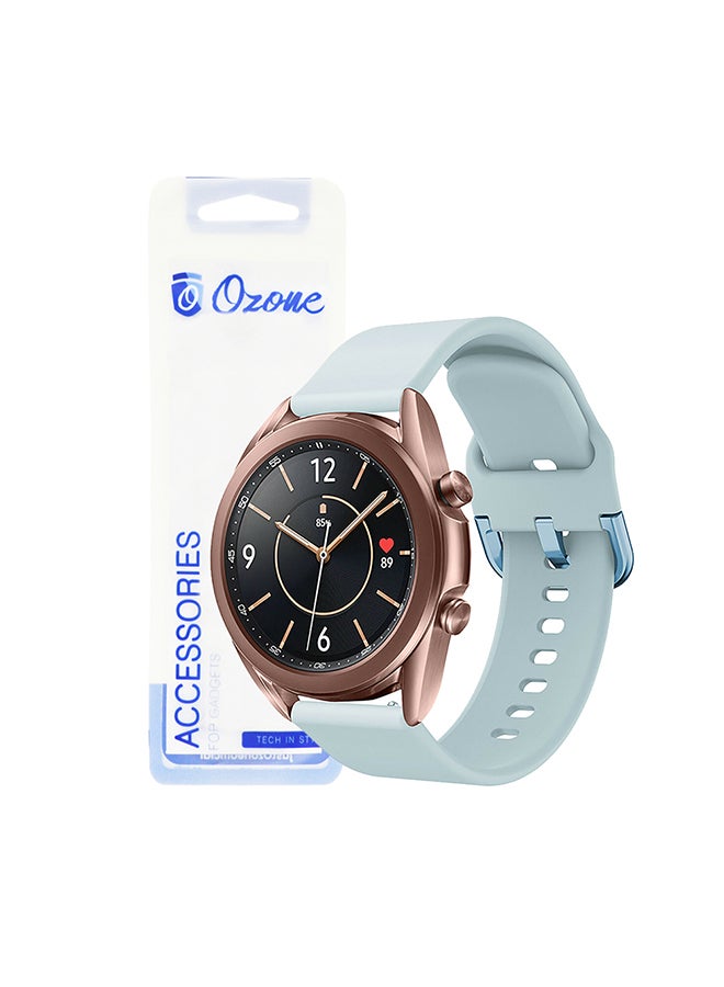 O Ozone Adjustable Soft Replacement Band For Men And Women Baby Blue - Image 3