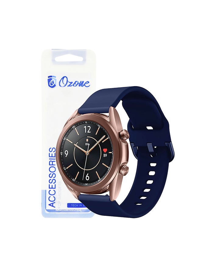 O Ozone Adjustable Soft Replacement Band For Men And Women Navy Blue - Image 1