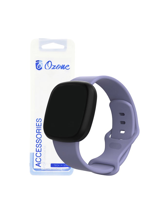 O Ozone Adjustable Soft Replacement Band For Men And Women Violet - Image 1