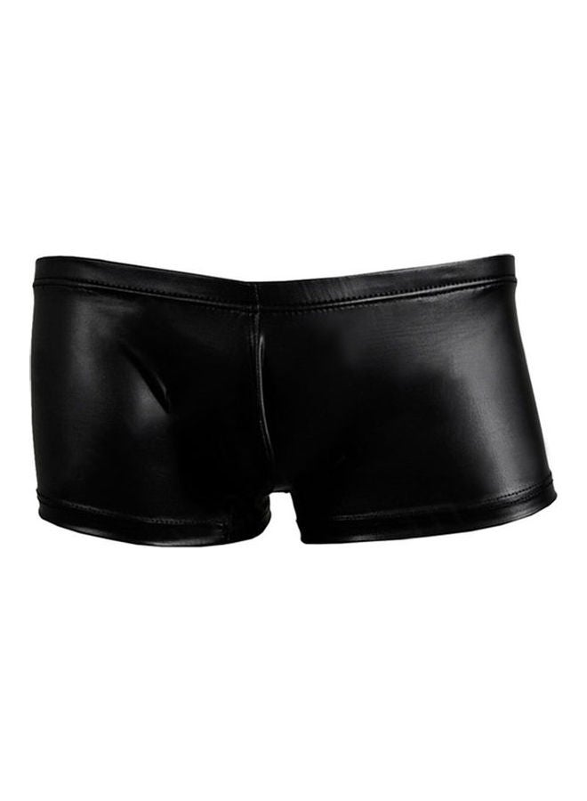 Solid Swimwear Briefs Black - Image 1
