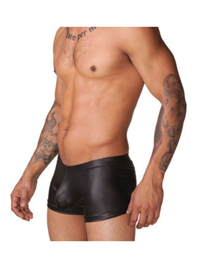 Solid Swimwear Briefs Black - Image 4
