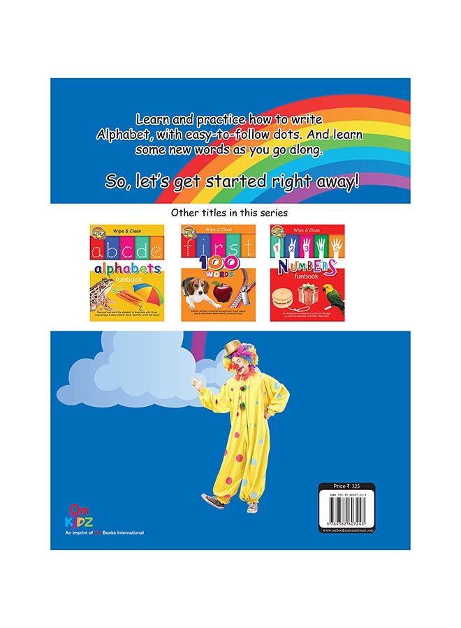 Wipe And Clean Alphabets A B C D E Funbook Paperback English by Om Books International Editorial Team - 40909  - Image 2