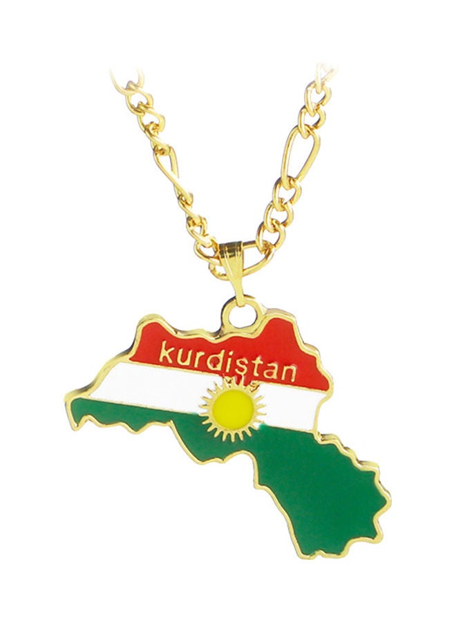 Kurdistan Map Necklace  - Image 1
