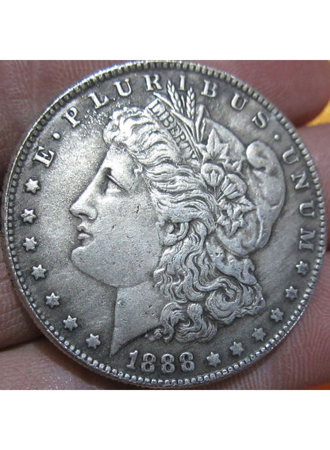 USA Morgan Dollar Coin Collection Double Headed Silver 4 x 4 x 1cm - Image 2