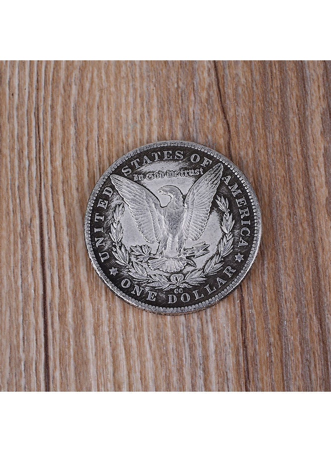 USA Morgan Dollar Coin Collection Double Headed Silver 4 x 4 x 1cm - Image 3