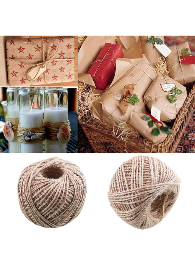 Jute Decor Rope Brown 3 x 3 x 3cm - Image 3