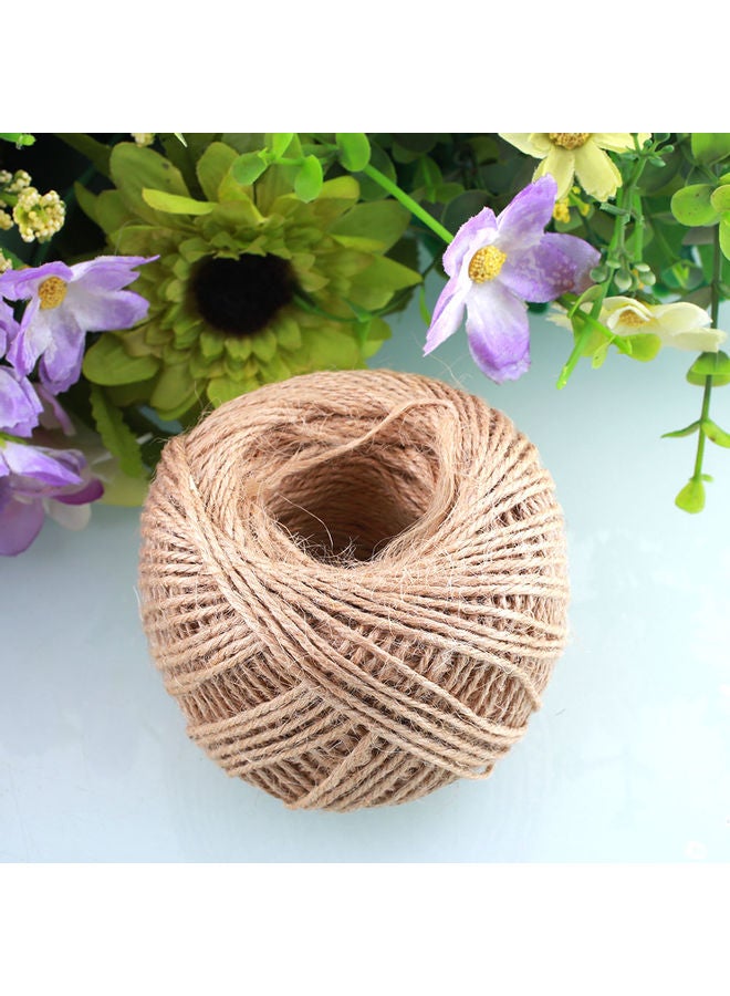 Jute Decor Rope Brown 3 x 3 x 3cm - Image 5