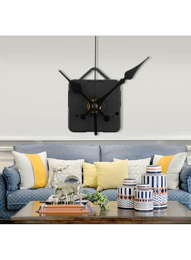 Wall Decoration Arts Mural Silent Clock Black 3 x 3 x 3cm - Image 2