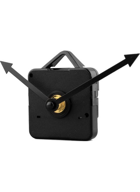 Silent Quartz Clock Movement with Arrow Hand Tool Set Black 3 x 3 x 3cm